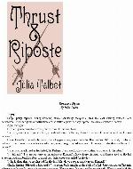 Thrust and Riposte