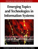 Emerging Topics and Technologies in Information Systems