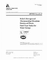 Bolted aboveground thermosetting fiberglass-reinforced plastic panel-type tanks for water storage : AWWA standard.