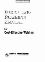 Design and planning manual : for cost-effective welding.