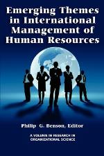 Emerging Themes in International Management of Human Resources (Hc)