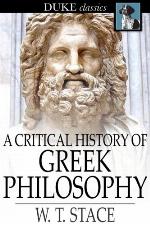 A Critical History of Greek Philosophy