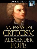 An Essay on Criticism