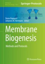 Membrane Biogenesis : Methods and Protocols