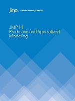 JMP 14 Predictive and Specialized Modeling