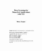 Deep learning for numerical applications with SAS®