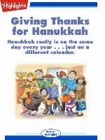 Giving Thanks for Hanukkah