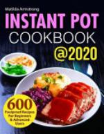 Instant Pot Cookbook @2020