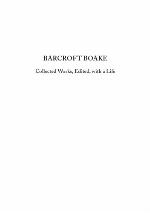 Barcroft Boake : collected works, edited, with a life