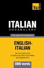 Italian Vocabulary for English Speakers - 5000 Words