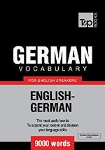 German Vocabulary for English Speakers - 9000 Words