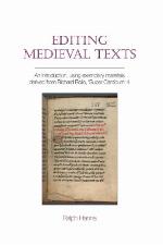Editing medieval texts : an introduction, using examplary materials derived from Richard Rolle, 'Super Canticum' 4