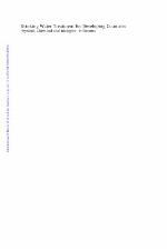 DRINKING WATER TREATMENT FOR DEVELOPING COUNTRIES : physical, chemical and biological pollutants.