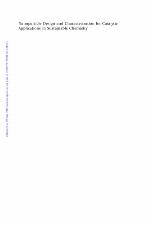 Nanoparticle design and characterization for catalytic applications in sustainable chemistry