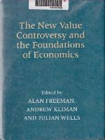 The New Value Controversy and the Foundations of Economics
