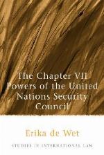 The Chapter VII Powers of the United Nations Security Council