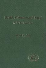 David, Solomon and Egypt
