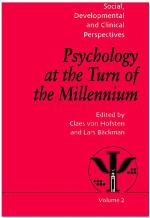 Psychology at the Turn of the Millennium, Volume 2