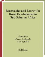 Renewables And Energy For Rural Development In Sub Saharan Africa (African Energy Policy Research)
