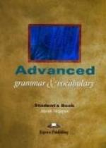 Advanced Grammar &amp; Vocabulary