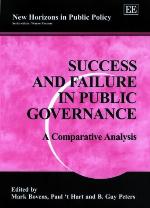 Success and failure in public governance : a comparative analysis