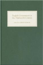 English Government In The Thirteenth Century