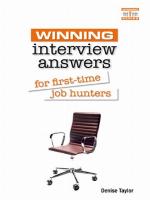 Winning Interview Answers for First-time Job Hunters