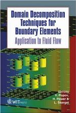Domain decomposition techniques for boundary elements : application to fluid flow