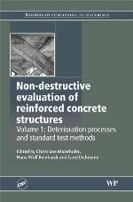 Non-destructive evaluation of reinforced concrete structures