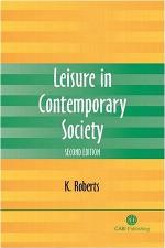 Leisure in Contemporary Society