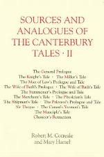 Sources and Analogues of the Canterbury Tales