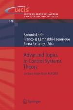 Advanced Topics in Control Systems Theory