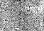 The Husserl Dictionary