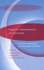 Implicit Dimensions of Contract