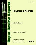 Polymers in asphalt