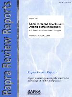 Long-term and accelerated ageing tests on rubbers