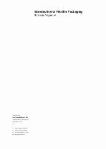 Developments in Nanotechnology for Flexible Packaging.