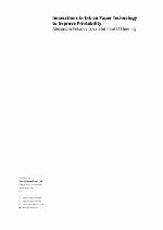 Innovations in Ink on Paper Technology to Improve Printability.