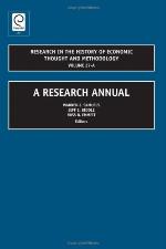 Research in the History of Economic Thought and Methodology, Volume 27A