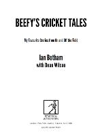 Beefy's Cricket Tales