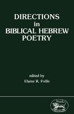 Directions in Biblical Hebrew Poetry
