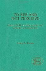 To See and Perceive