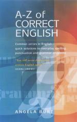 The A-Z of Correct English