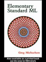 Elementary Standard ML