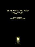 Pensions Law &amp; Practice
