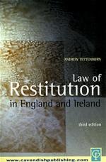 Law of Restitution in England and Ireland