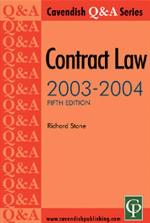 Contract Law Q&amp;A 2003-2004