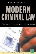 Modern Criminal Law