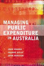 Managing Public Expenditure in Australia