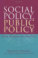 Social Policy, Public Policy